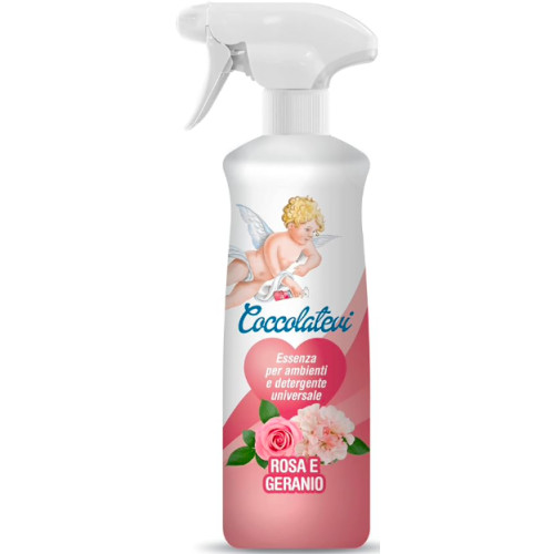 Парфюмований спрей для дому Coccolatevi Essenza Rosa e Geranio 750 ml